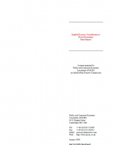 English Forestry Contribution to Rural Economics: Final Report